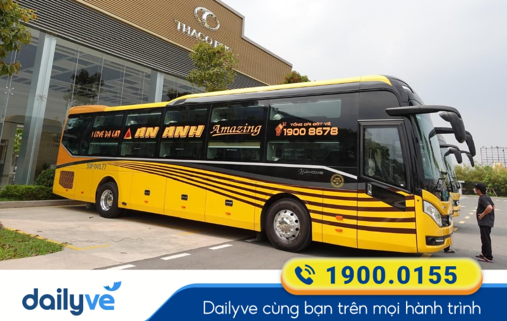 Nhà xe An Anh Limousine tuyến Đà Lạt Lâm Đồng đi Sài Gòn