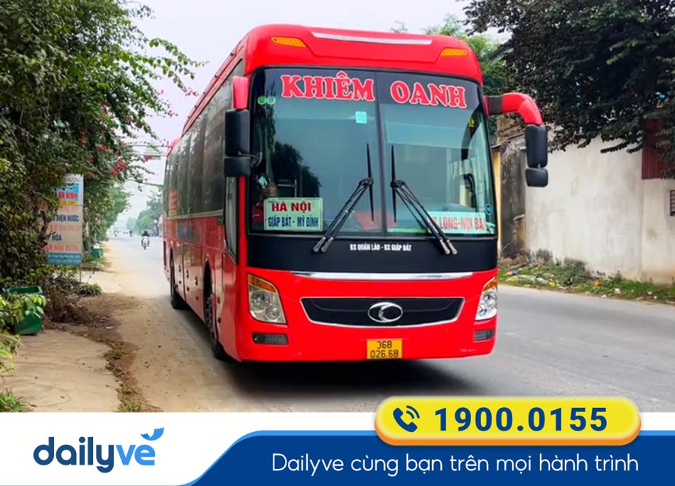Nhà xe Khiêm Oanh đi Thanh Hóa từ Hà Nội