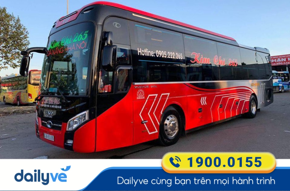 Nhà xe Kim Chi 265 tuyến Hà Nội đi Đà Nẵng