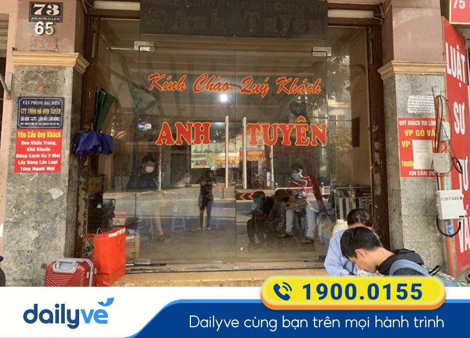Văn phòng vé của xe Anh Tuyên Gò Vấp