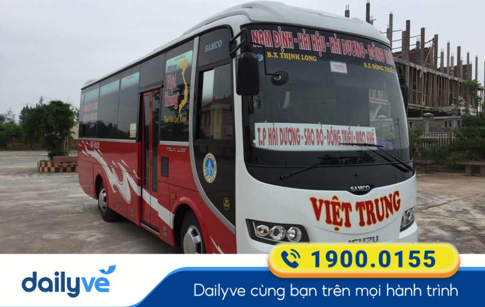 Nhà xe Việt Trung tuyến Hà Nội đi Hà Nam