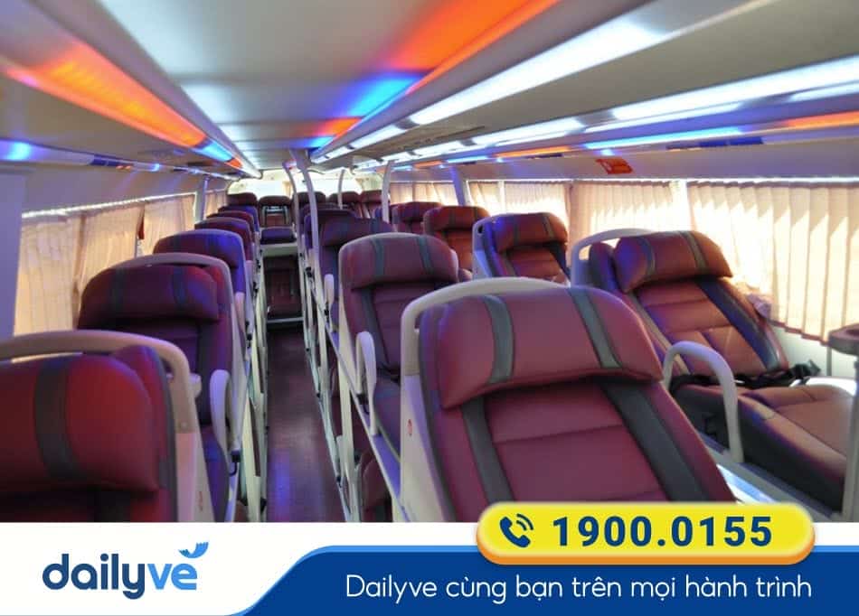 Xe giường nằm chất lượng cao của nhà xe Bích Nga Đại Lộc