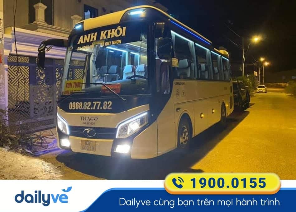 Nhà xe Anh Khôi đi Kon Tum từ Hà Nội uy tín nhất